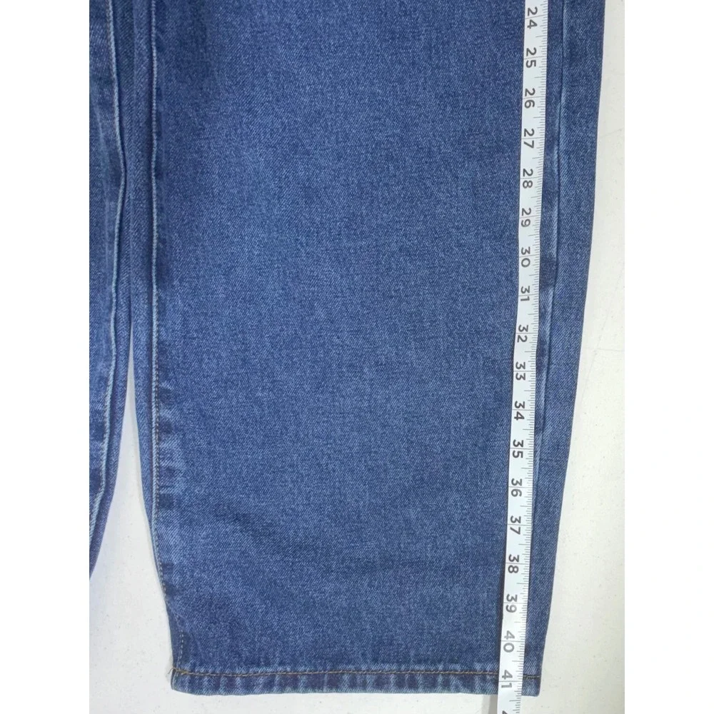 Liquid Venom Baggy Leg Jeans 34x32 (fits 34x29.5) Dark Wash Y2K Skater Grunge